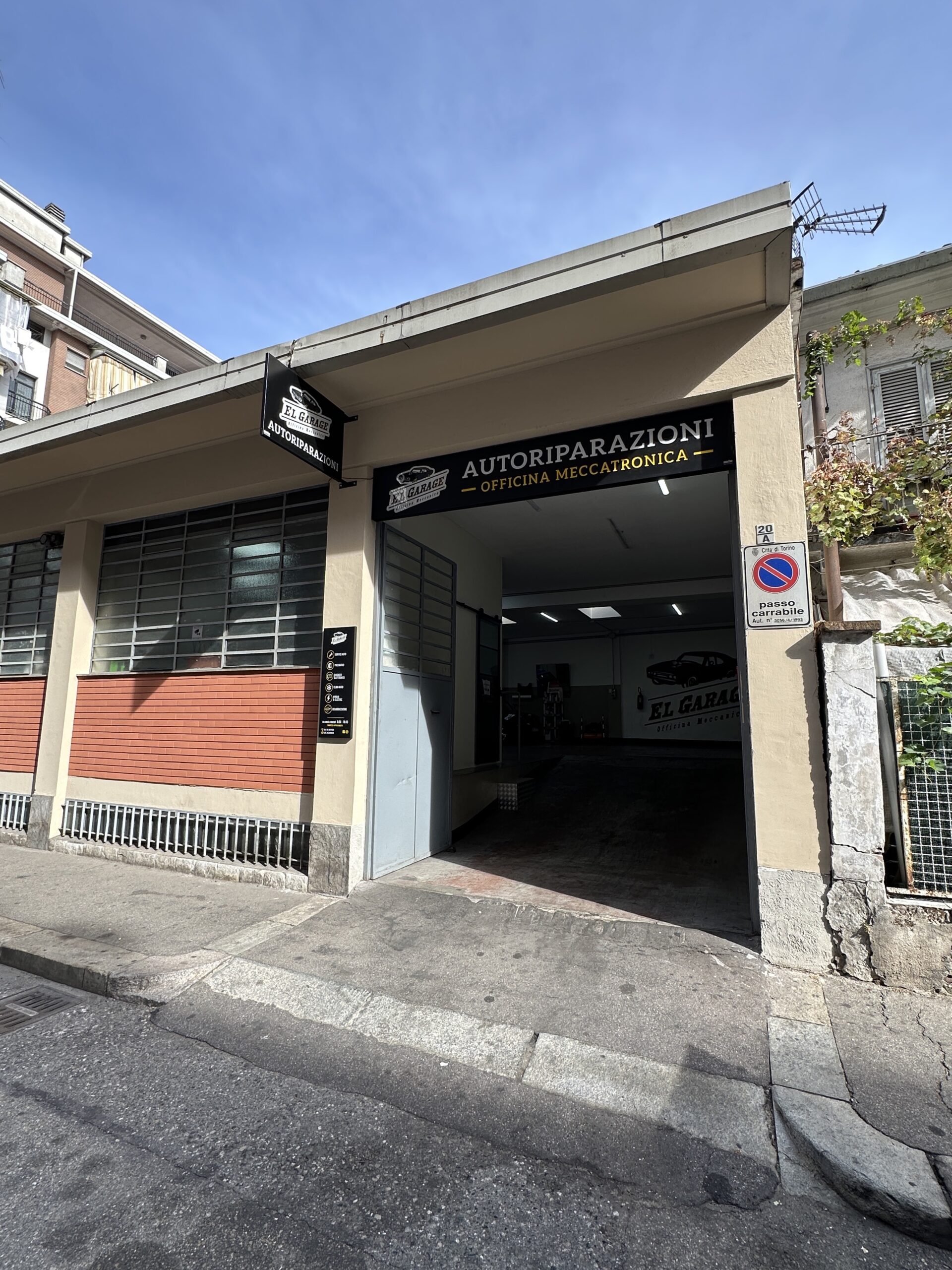 Ingresso EL GARAGE in Via Don Bosco 20/A a Torino